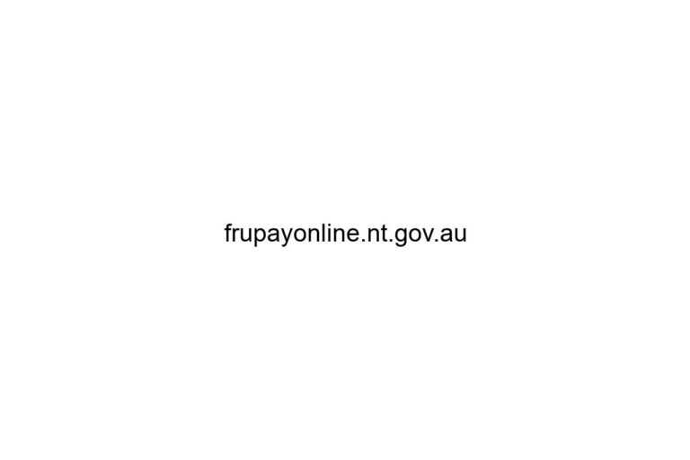 frupayonline nt gov au