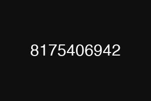 8175406942